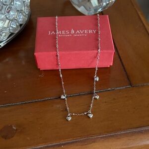 James Avery Heart Drops Necklace